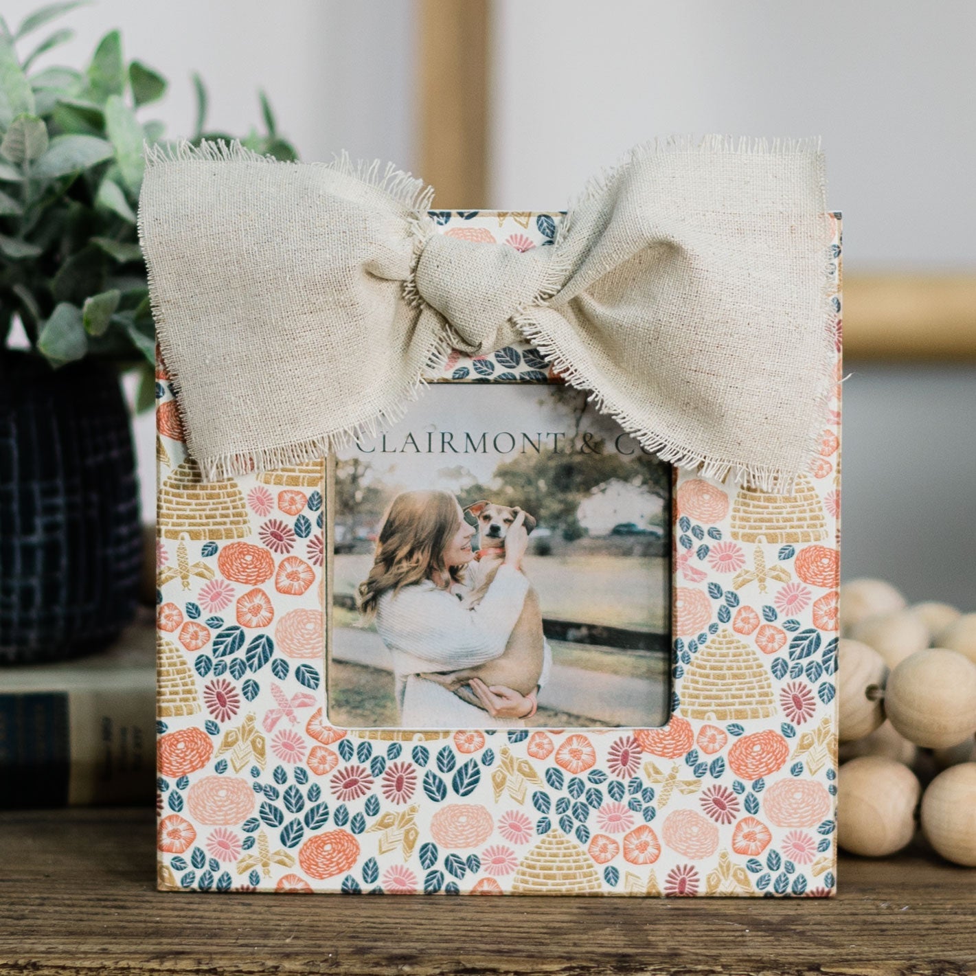 Front View. 4x4 Photo Frame | Birds And Honey Picture Frames The WAREHOUSE Studio