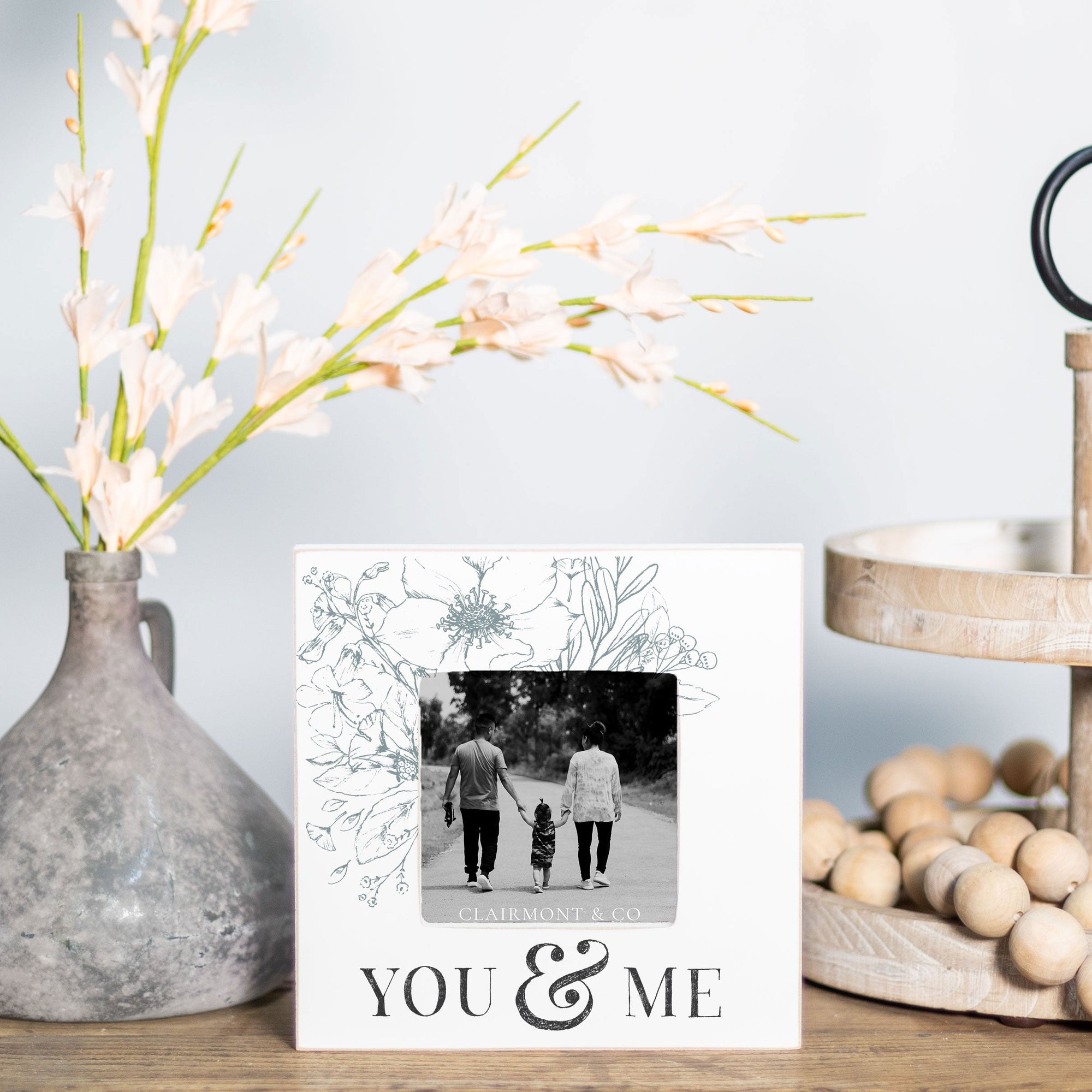 Front View. 4x4 Photo Frame | You And Me Picture Frames The WAREHOUSE Studio 