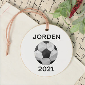 Customizable Ornament | Watercolor Sports