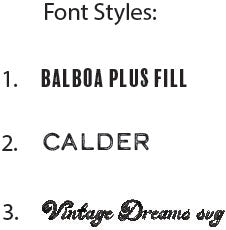 Font Choices View. Customizable Ornament | Watercolor Sports Holiday Ornaments The WAREHOUSE Studio