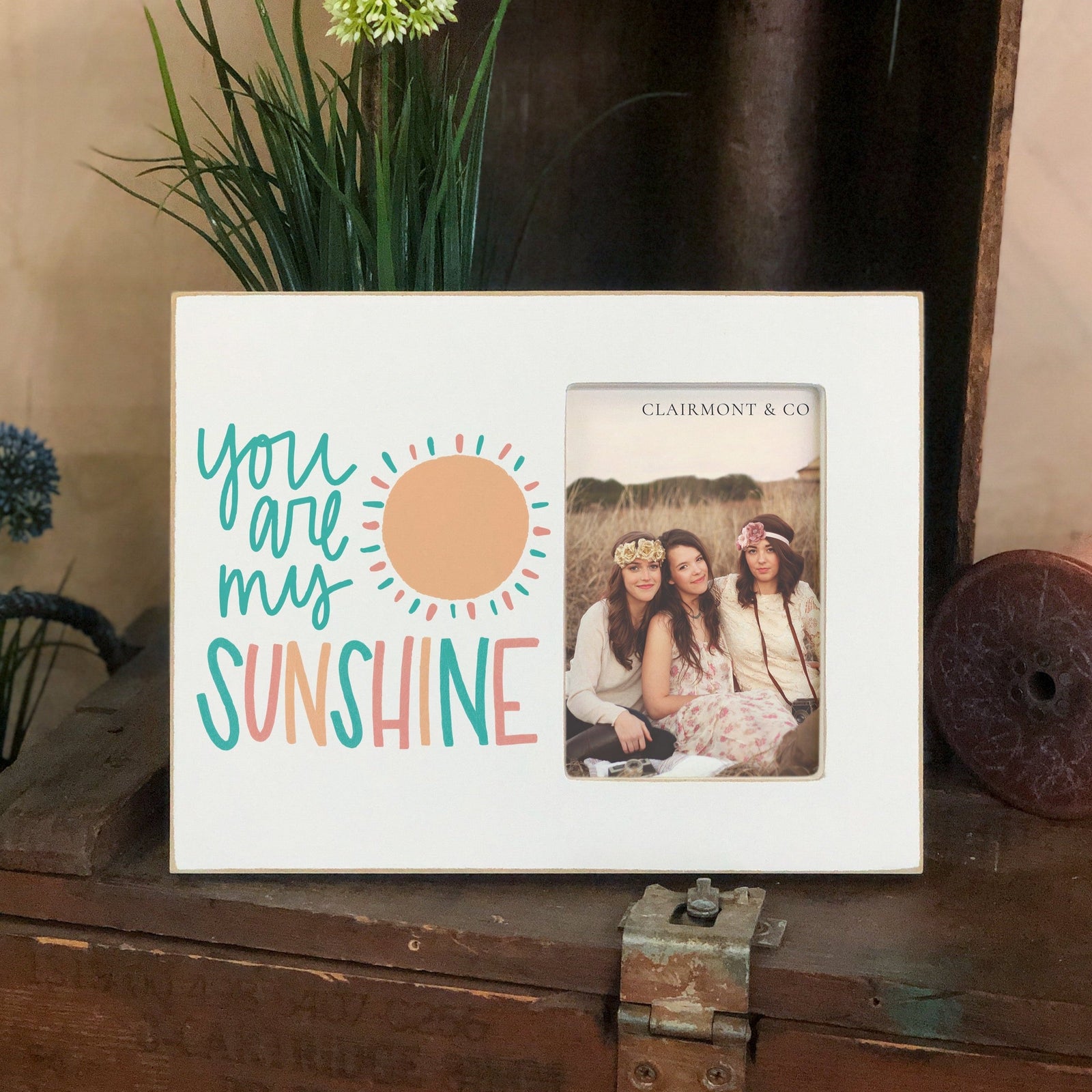 Front View. Picture Frame | My Sunshine Photo Frame Wood Photo Frame The WAREHOUSE Studio