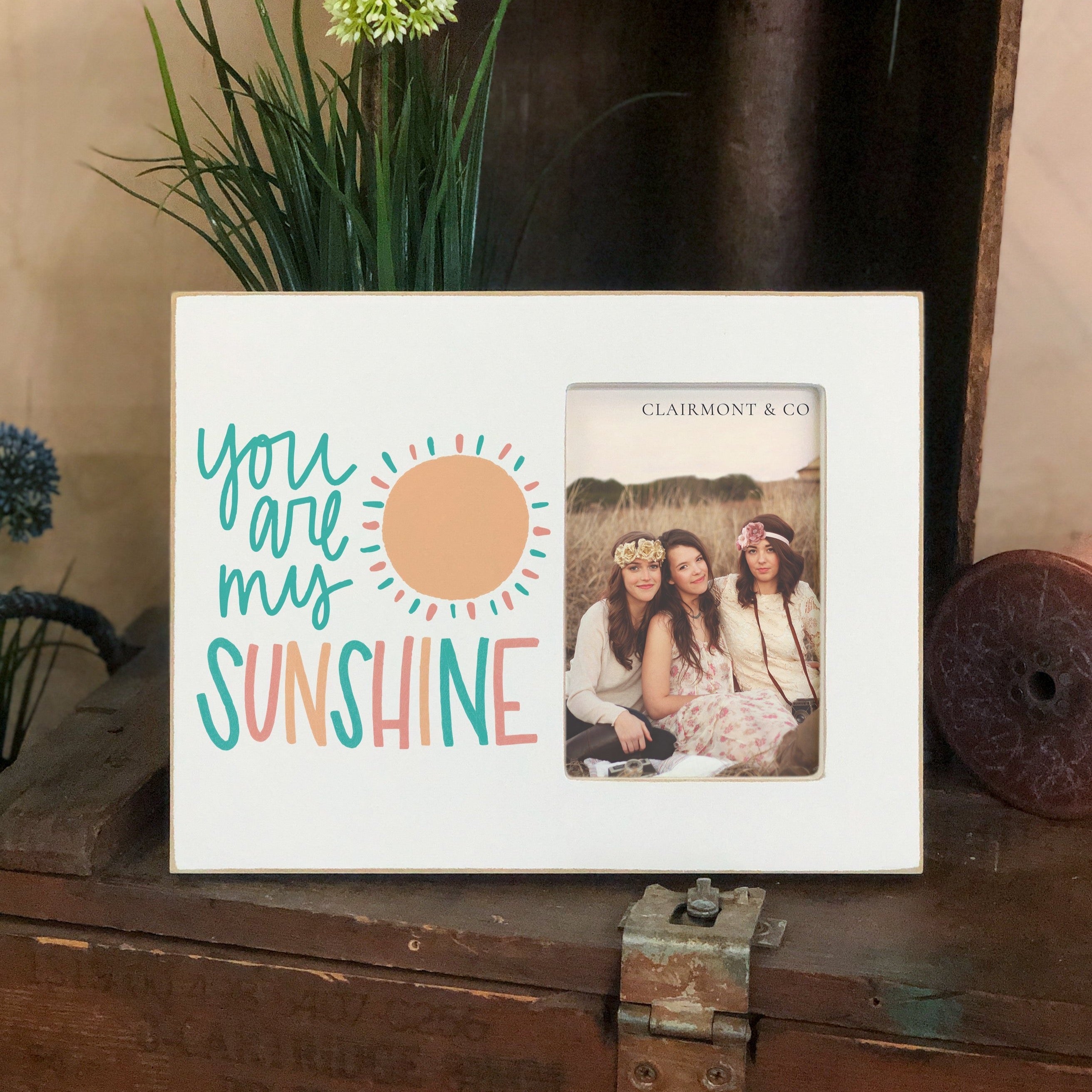 Front View. Picture Frame | My Sunshine Photo Frame Wood Photo Frame The WAREHOUSE Studio
