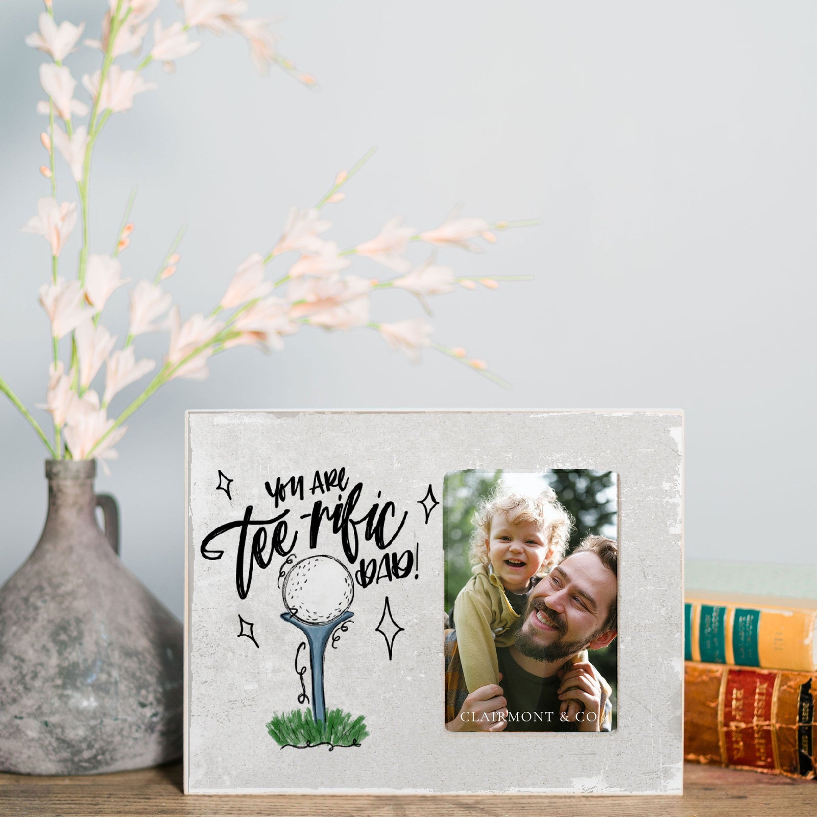 Front View. Picture Frame | Tee-Rific Dad | Father's Day Picture Frames The WAREHOUSE Studio