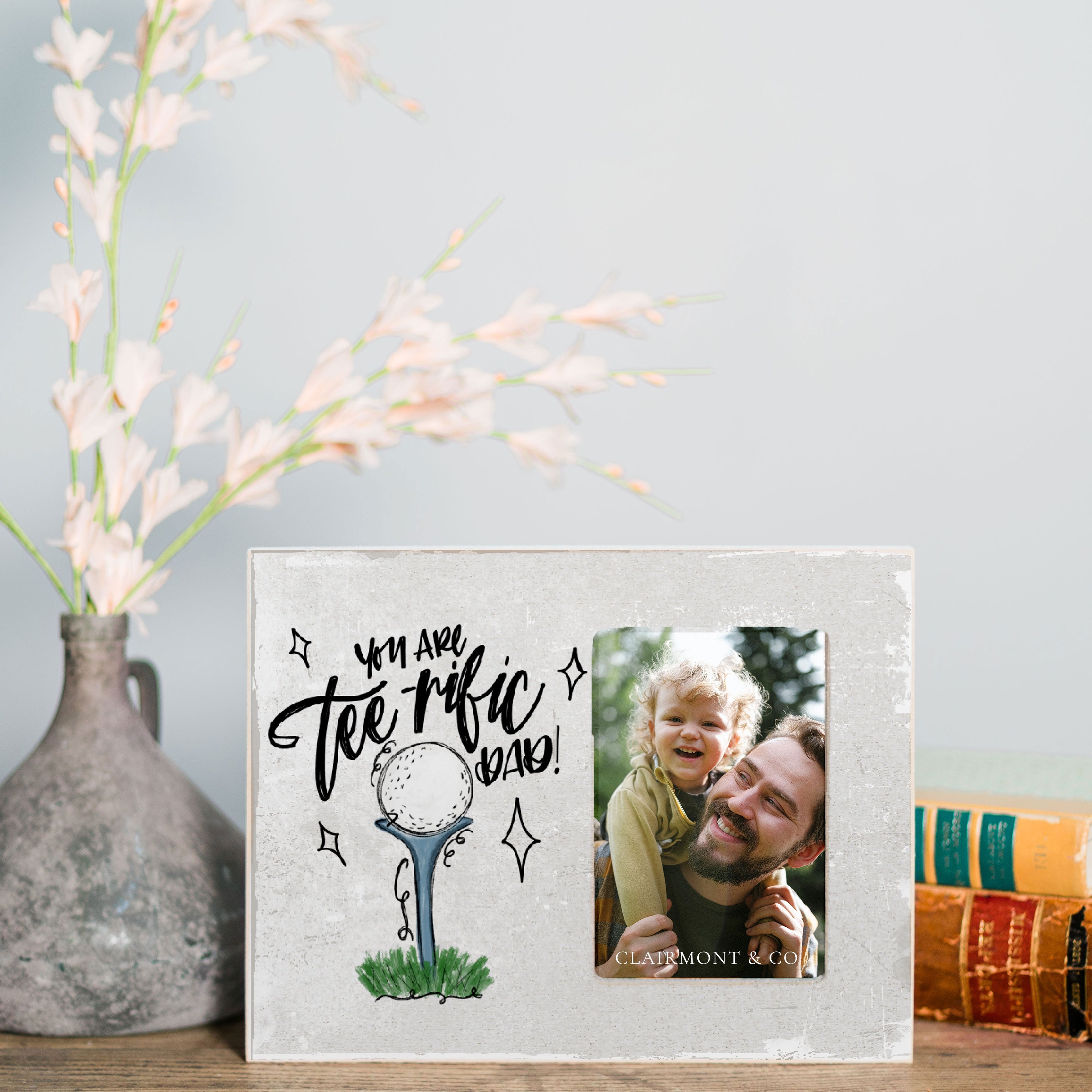 Front View. Picture Frame | Tee-Rific Dad | Father's Day Picture Frames The WAREHOUSE Studio