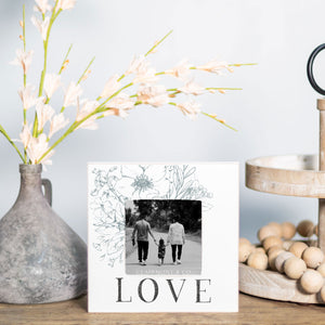 Front View. 4x4 Photo Frame | Love Picture Frames The WAREHOUSE Studio 