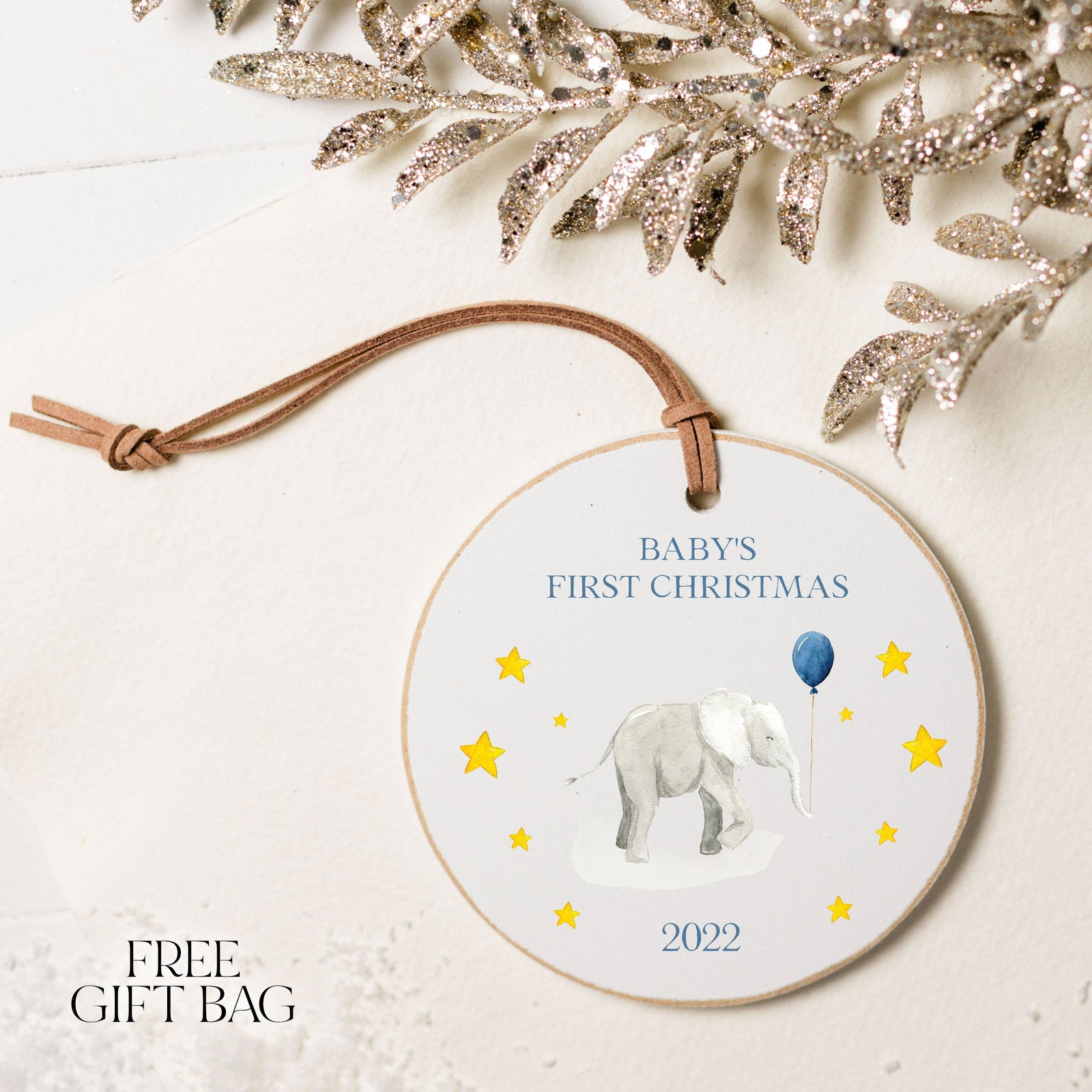 Custom Ornament | Baby's First Christmas Ornament Holiday Ornaments The WAREHOUSE Studio 