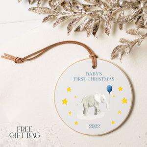 Custom Ornament | Baby's First Christmas Ornament Holiday Ornaments The WAREHOUSE Studio 