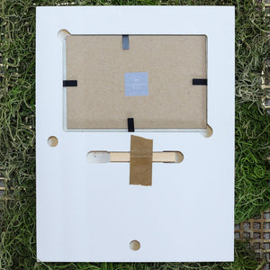 Back View. Custom Picture Frame | Sweet Baby Girl Picture Frames The WAREHOUSE Studio 