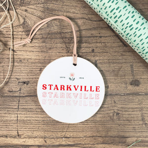 Front View. Customizable Ornament | Faded Glory Holiday Ornaments The WAREHOUSE Studio 