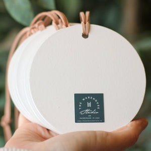 Back View. Customizable Ornament | First Christmas in Our New Home | New Home Ornament Holiday Ornaments The WAREHOUSE Studio 