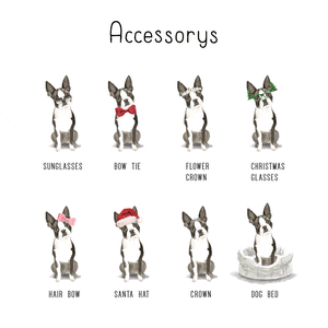Customizable Ornament | Personalized Dog Ornaments | Watercolor Dogs Wood Ornaments The WAREHOUSE Studio 