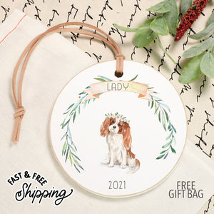 Customizable Ornament | Personalized Dog Ornaments | Watercolor Dogs Wood Ornaments The WAREHOUSE Studio 