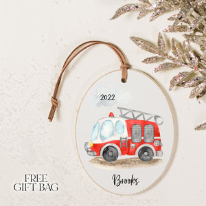 Customizable Ornament | Trucks and Tractors Holiday Ornaments The WAREHOUSE Studio 