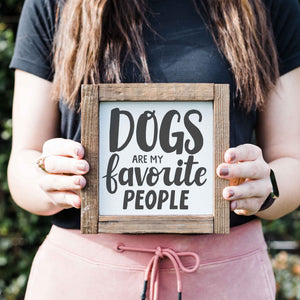 Front View. Dog Lover| Dog Mom| Dog Decor | Small Sign Decor The WAREHOUSE Studio 