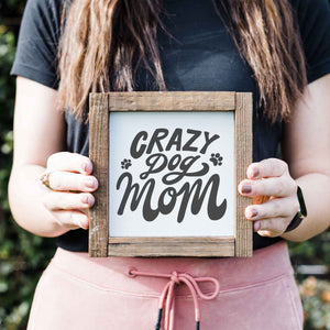 Front View. Dog Sign| Dog Mom| Dog Decor | Small Sign Decor The WAREHOUSE Studio 