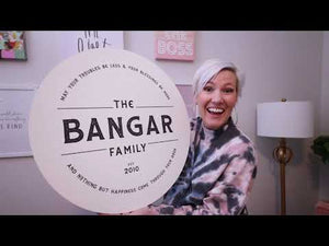 Family Name Sign | Custom Wood Sign