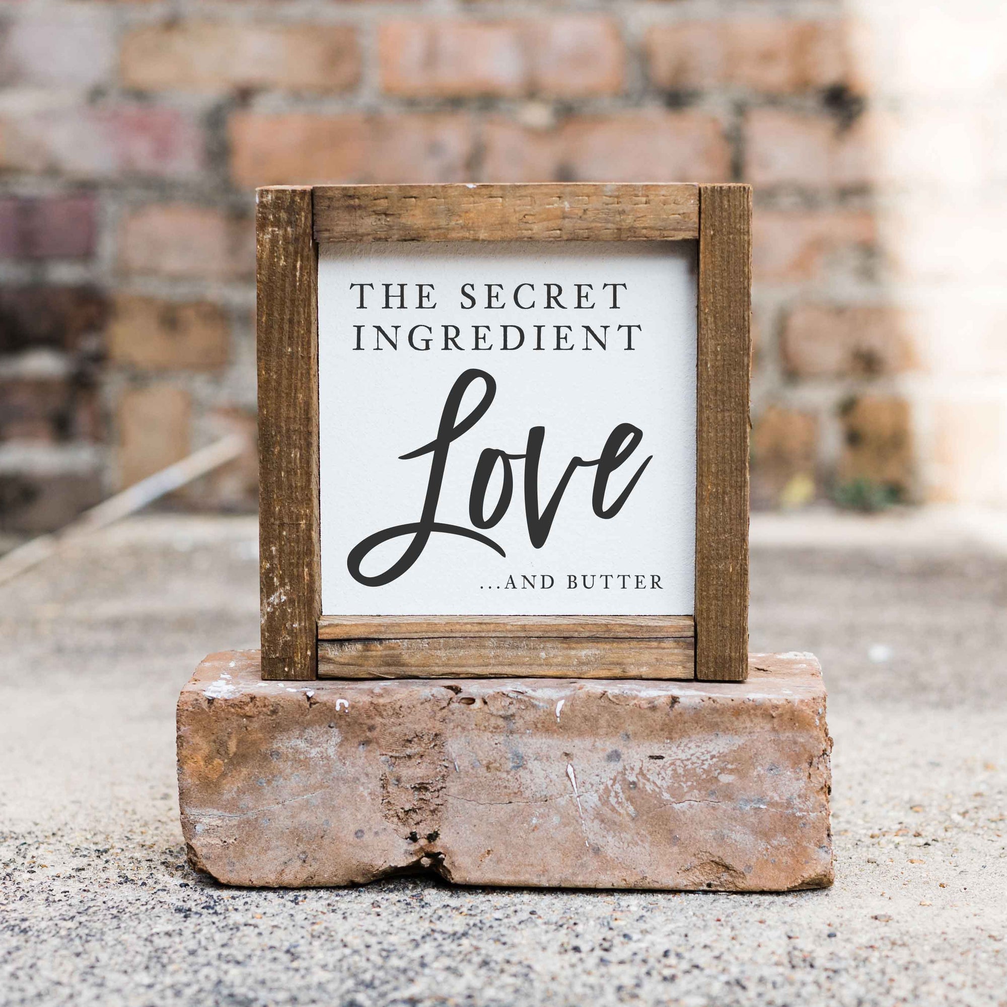 Front View. Kitchen Sign | Cooking Sign | Small Sign | Wood Sign Decor The WAREHOUSE Studio 