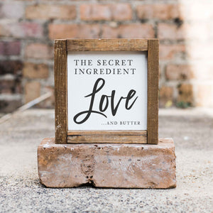 Front View. Kitchen Sign | Cooking Sign | Small Sign | Wood Sign Decor The WAREHOUSE Studio 