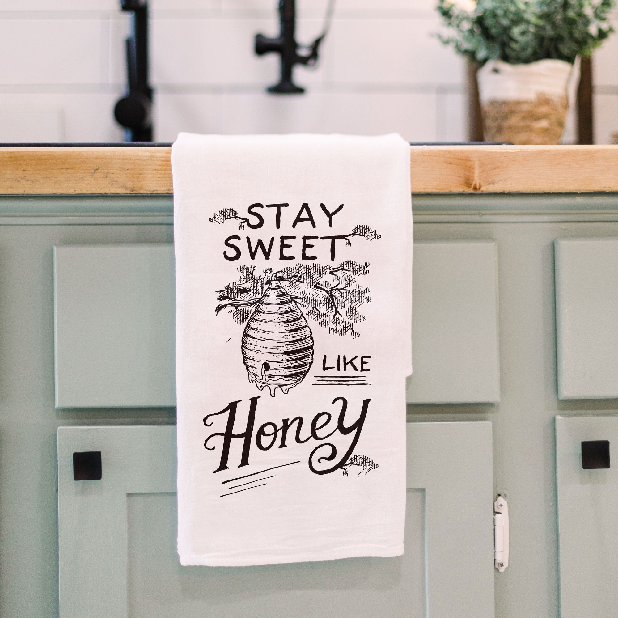Front View. Kitchen Towel | Stay Sweet Kitchen Towels The WAREHOUSE Studio 
