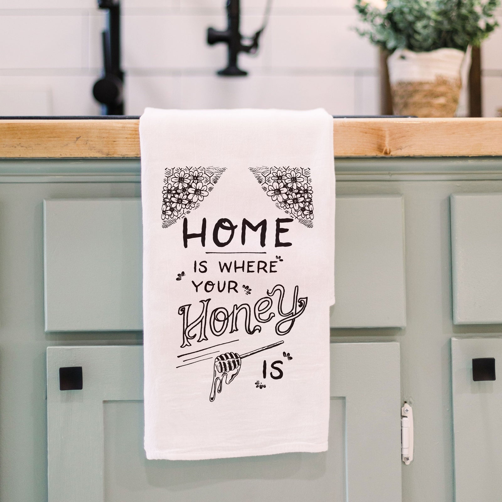 Front View. Kitchen Towel | Where My Honey Is Kitchen Towels The WAREHOUSE Studio 