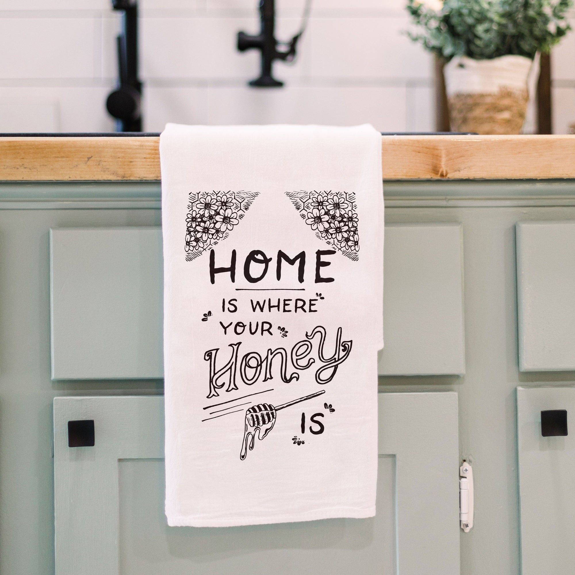 Front View. Kitchen Towel | Where My Honey Is Kitchen Towels The WAREHOUSE Studio 