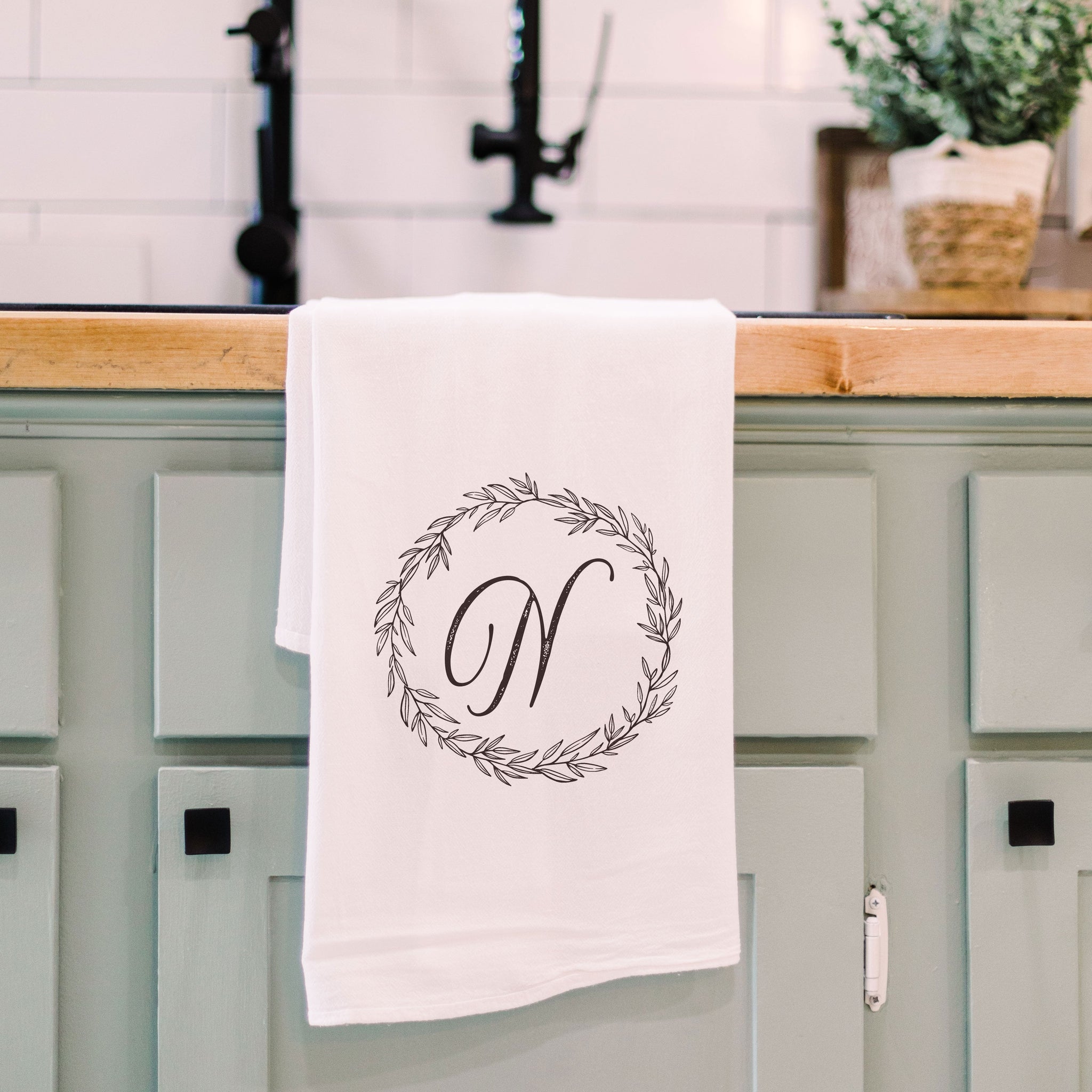 Monogrammed Kitchen Towels