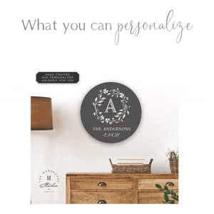 What can be Personalized View. Last Name Signs | Custom Name Sign | Custom Wood Sign Custom Sign The WAREHOUSE Studio 