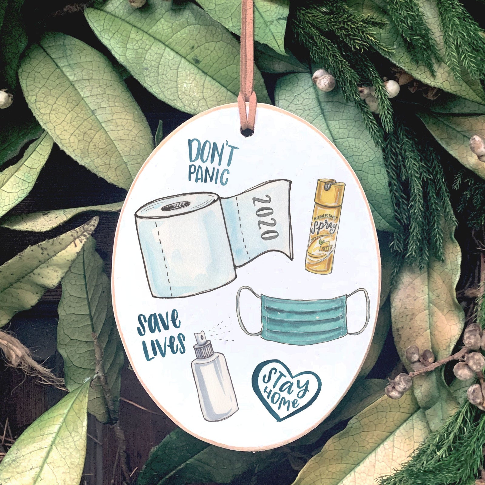 Front View. Ornament | Memory Mix Wood Ornaments The WAREHOUSE Studio 