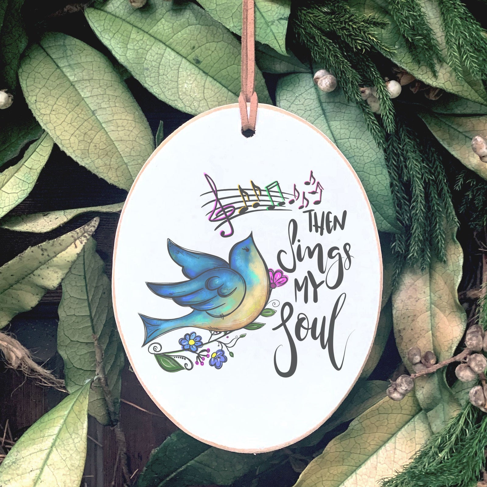 Front View. Ornaments | Then Sings My Soul Wood Ornaments The WAREHOUSE Studio 