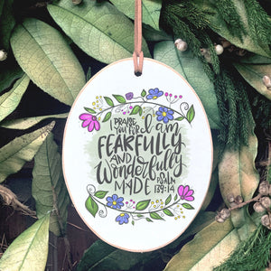 Front View. Ornaments | Wonderfully Made Wood Ornaments The WAREHOUSE Studio 