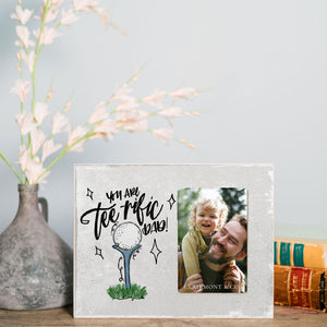 Front View. Picture Frame | Tee-Rific Dad | Father's Day Picture Frames The WAREHOUSE Studio 