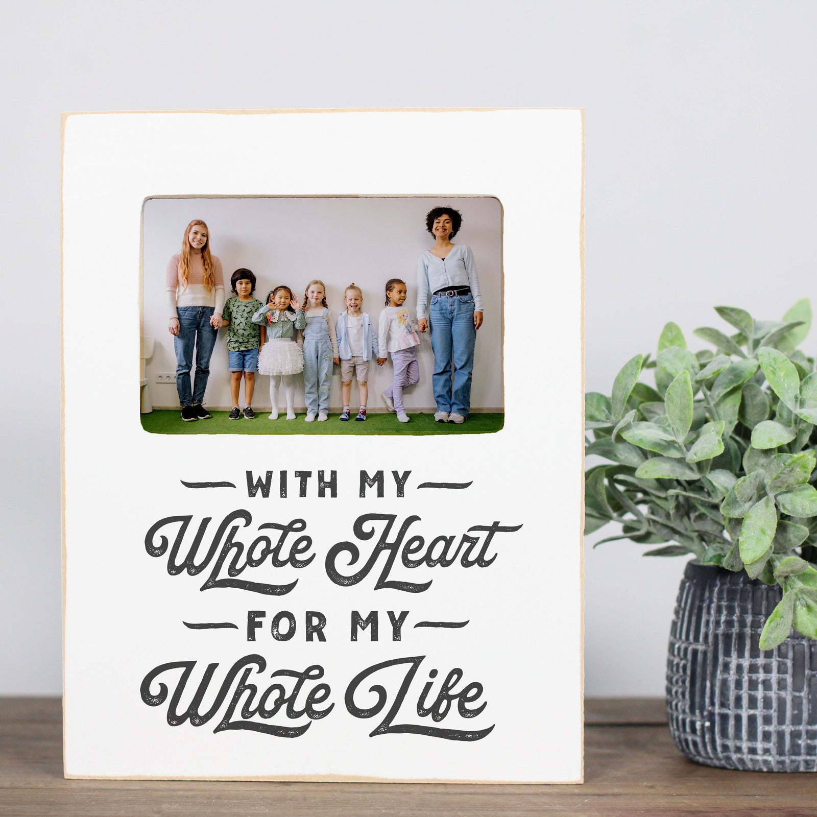 Front View. Picture Frame | With My Whole Heart Picture Frames The WAREHOUSE Studio 