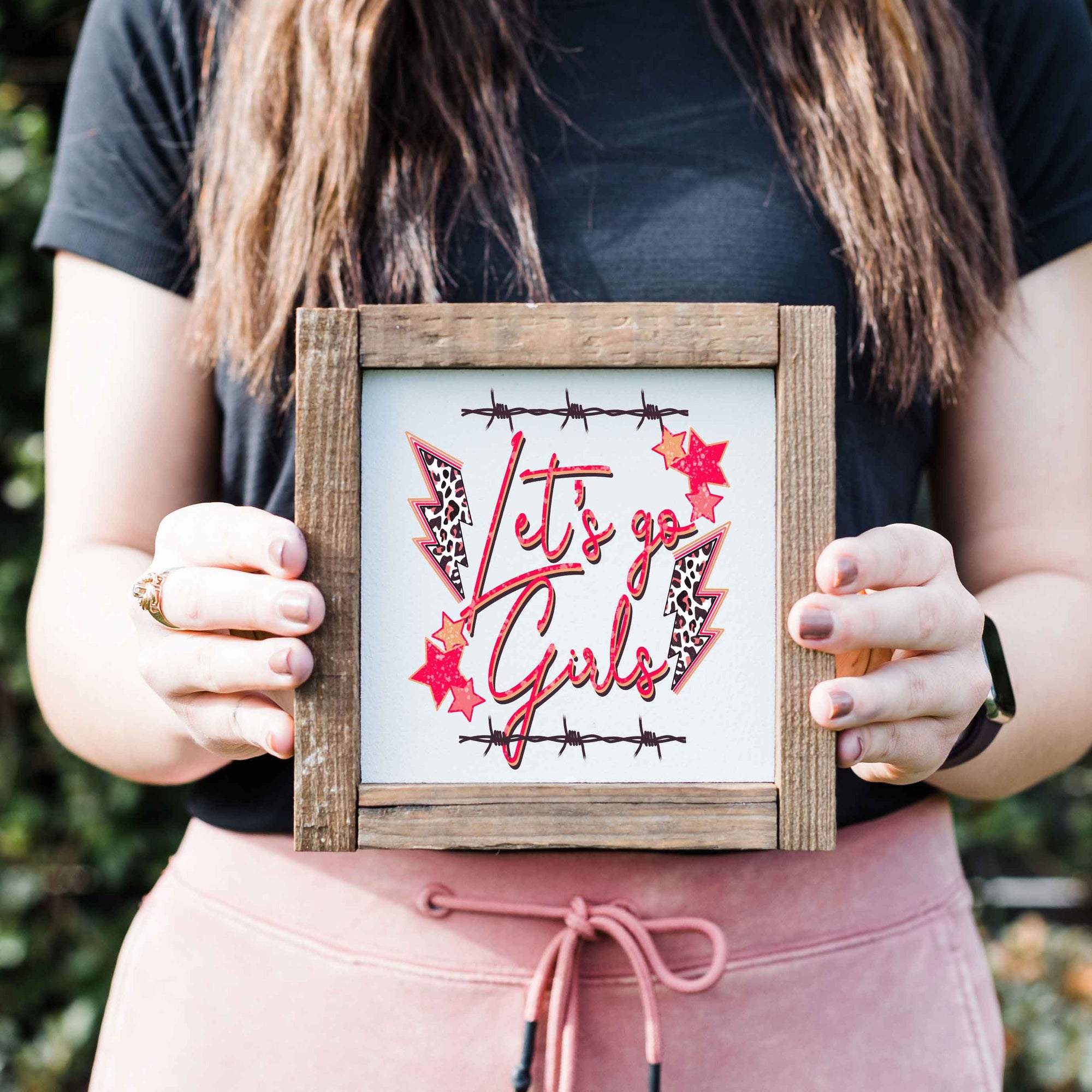 Front View. Small Sign | Wood Sign | Love Sign | Valentines Day Decor The WAREHOUSE Studio 