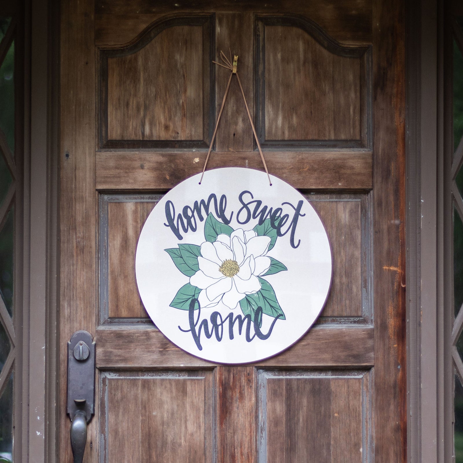 Front View. Summer Door Hanger, Home Sweet Home Outdoor Ornament/Decor The WAREHOUSE Studio 